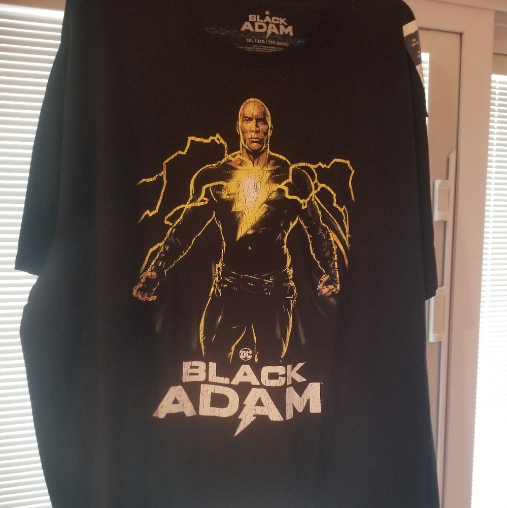 DC MARVEL Black Adam THE ROCK T Shirt Size 3XL New With Tags
